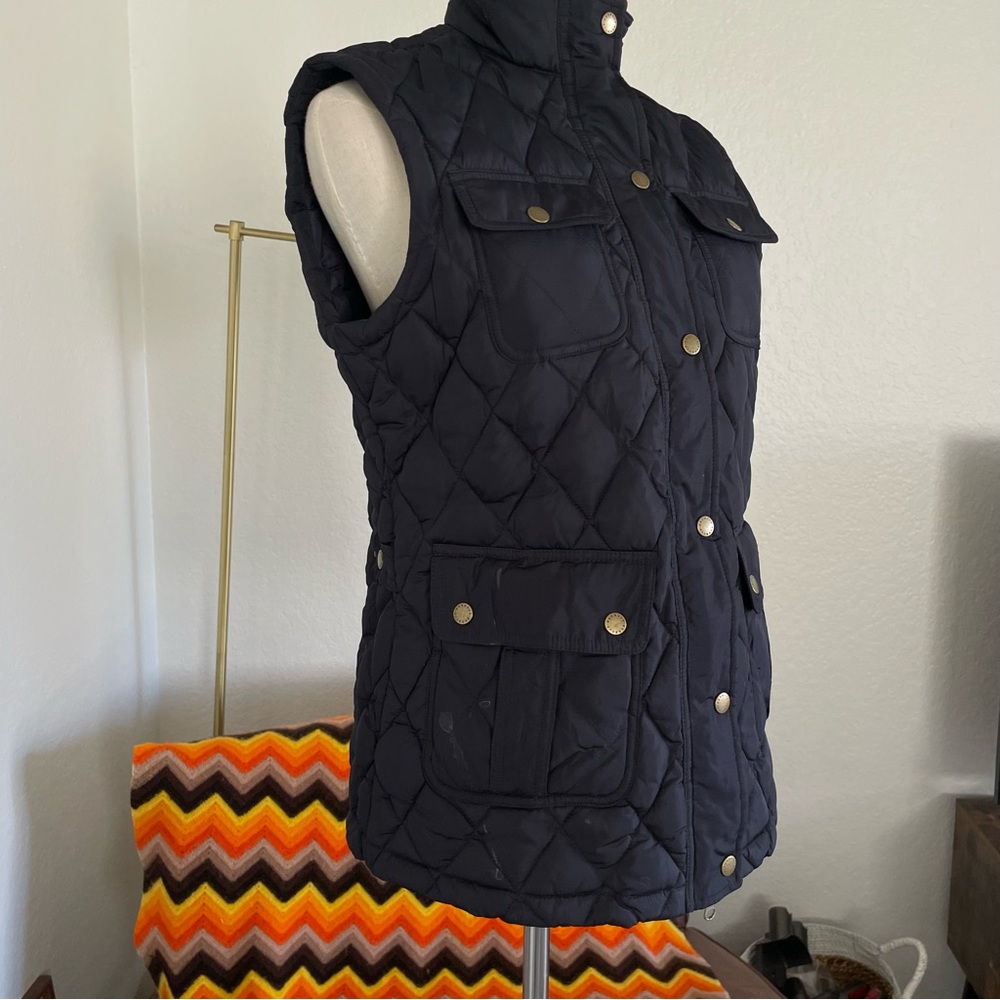 Barbour x Morris & Co Craft Gilet Quilted Puffer Vest - Picture 4 of 15
